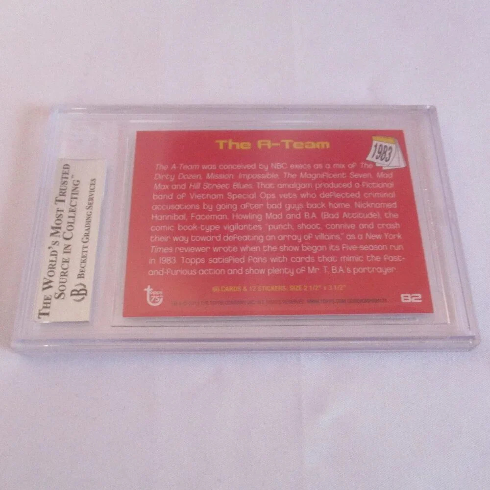 2013 TOPPS 75TH ANNIVERSARY RAINBOW FOIL #52 THE A TEAM NM-MT+ 8.5